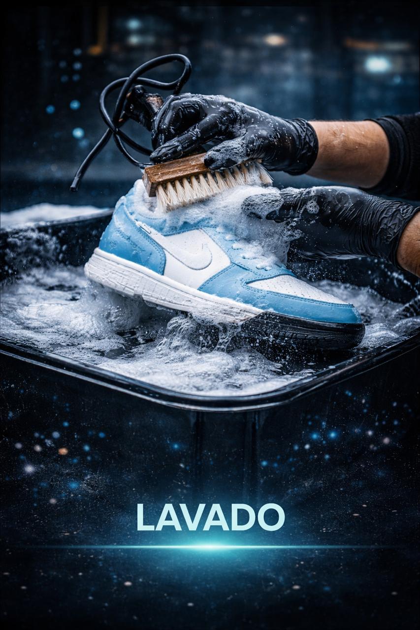 Lavado de zapatillas